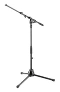 C-Stock Scratch & Dent: K&M Low Tripod Microphone Stand with Adjustable Boom - Black by K&M