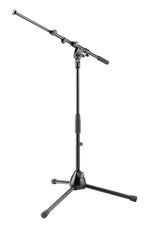 C-Stock Scratch & Dent: K&M Low Tripod Microphone Stand with Adjustable Boom - Black by K&M