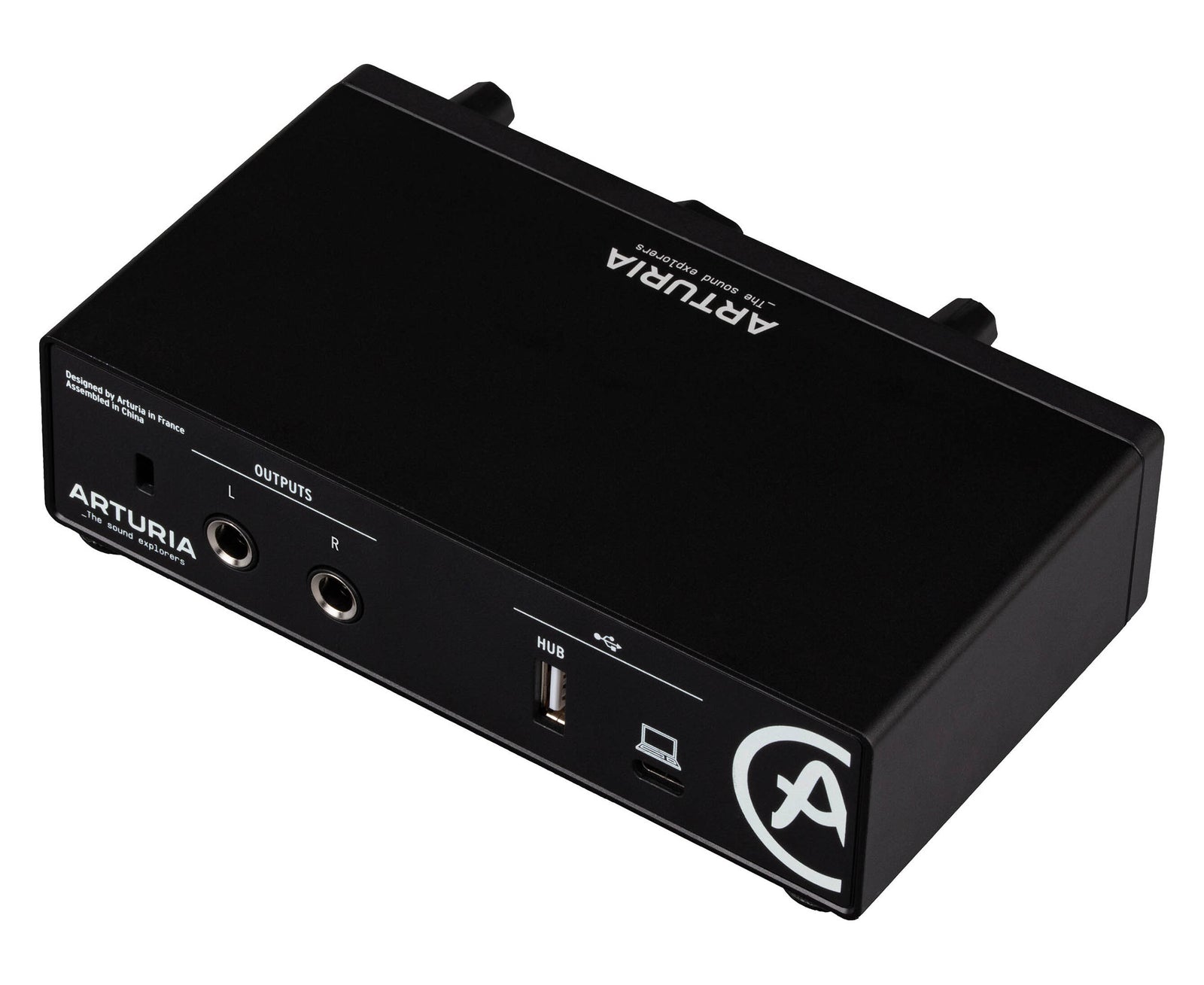Arturia MiniFuse 1 Portable 1x2 USB Type-C Audio Interface - Black by Arturia