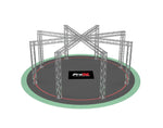 ProX XTP-10W9ES22, DJ PackageF34 Spider Trade Show Display Booth Truss System - 9 x 22 Ft. by ProX Cases