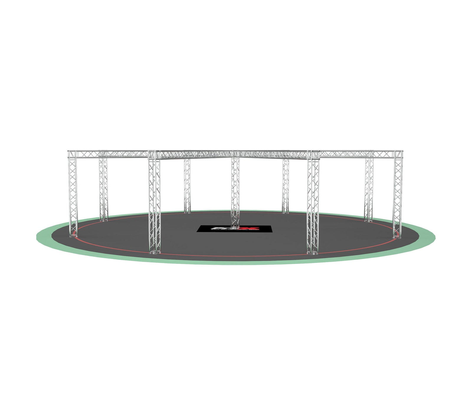 ProX XTP-10W9ES38, DJ Package F34 Spider Trade Show Display Booth Truss System - 9 x 38 Ft. by ProX Cases