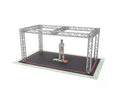 ProX XTP-19109B-F34 DJ Package F34 Trade Show Display Booth Truss System - 19 x 10 x 9 Ft by ProX Cases