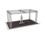 ProX XTP-19109B-F34 DJ Package F34 Trade Show Display Booth Truss System - 19 x 10 x 9 Ft by ProX Cases