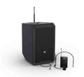 LD Systems LDS-ANNY8BPHB47(US) Portable Battery-Powered Bluetooth PA Loudspeaker with Mixer and 1x Headset Microphone - Stage Black by LD Systems