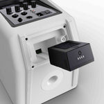 LD Systems LDS-ANNY8WBPHB47(US) Portable Battery-Powered Bluetooth PA Loudspeaker with Mixer and 1x Headset Microphone - Pure White by LD Systems