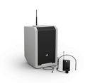 LD Systems LDS-ANNY8GBPHB47(US) Portable Battery-Powered Bluetooth PA Loudspeaker with Mixer and 1x Headset Microphone - Urban Grey by LD Systems