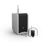 LD Systems LDS-ANNY8GBPHB47(US) Portable Battery-Powered Bluetooth PA Loudspeaker with Mixer and 1x Headset Microphone - Urban Grey by LD Systems