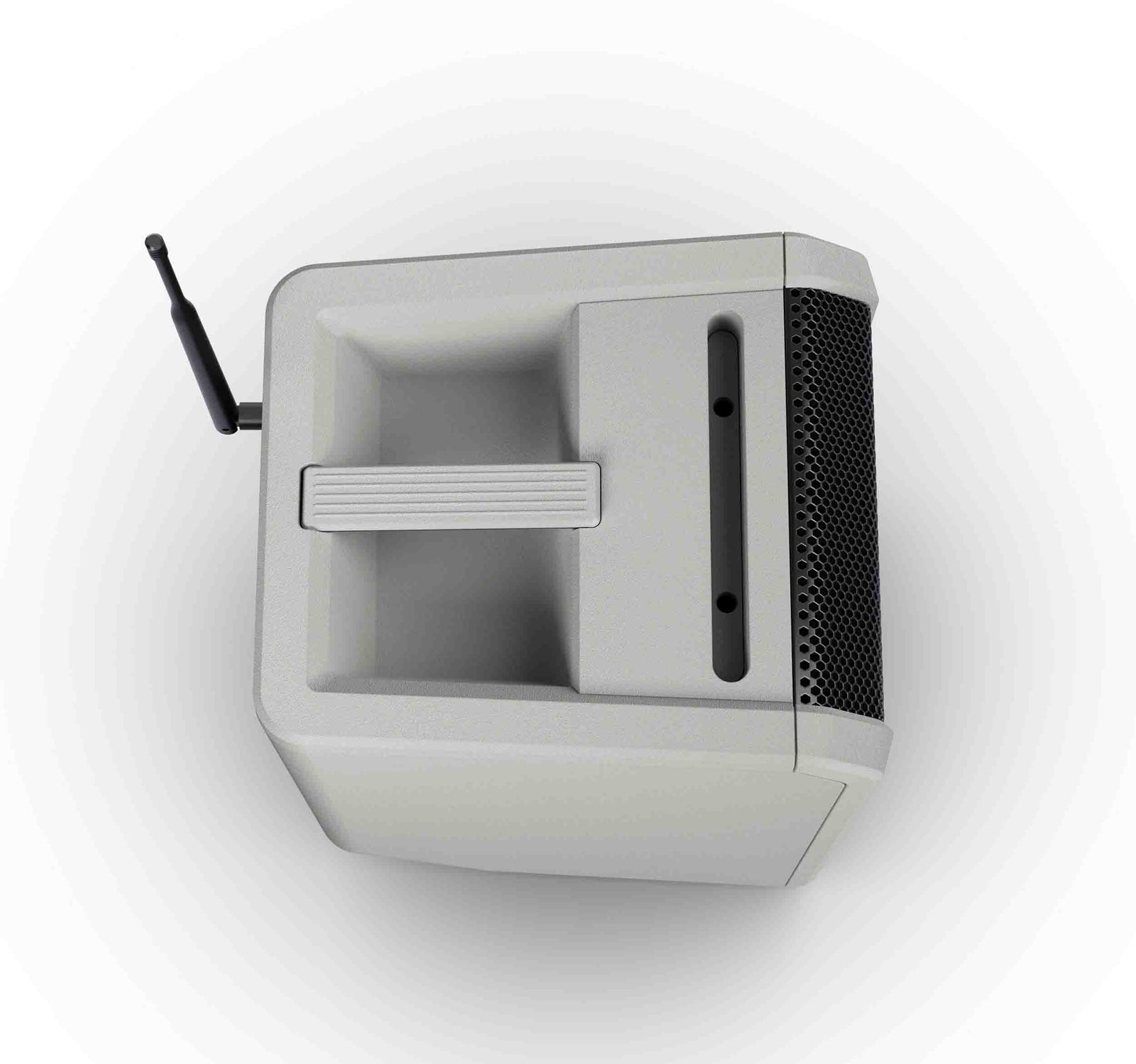 LD Systems LDS-ANNY8GBPHB47(US) Portable Battery-Powered Bluetooth PA Loudspeaker with Mixer and 1x Headset Microphone - Urban Grey by LD Systems