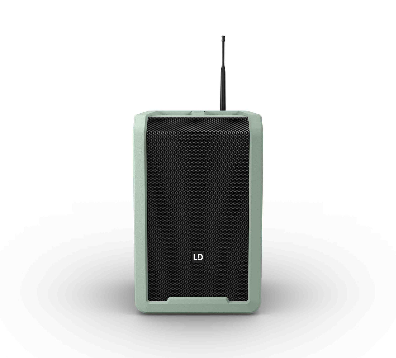 LD Systems LDS-ANNY8GNBPHB47(US) Portable Battery-Powered Bluetooth PA Loudspeaker with Mixer and 1x Headset Microphone - Adventure Green by LD Systems