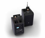 LD Systems ANNY 8 HHD B4.7 (US), Portable Battery-Powered Bluetooth PA Loudspeaker with Mixer and 1x Wireless Handheld Microphone - Stage Black by LD Systems