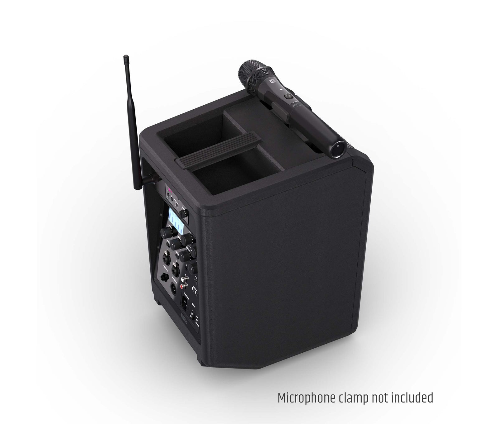LD Systems ANNY 8 HHD B4.7 (US), Portable Battery-Powered Bluetooth PA Loudspeaker with Mixer and 1x Wireless Handheld Microphone - Stage Black by LD Systems