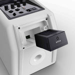 LD Systems AANNY 8 HHD B4.7 W (USA Version), Portable Battery-Powered Bluetooth PA Loudspeaker with Mixer and 1x Wireless Handheld Microphone - Pure White by LD Systems