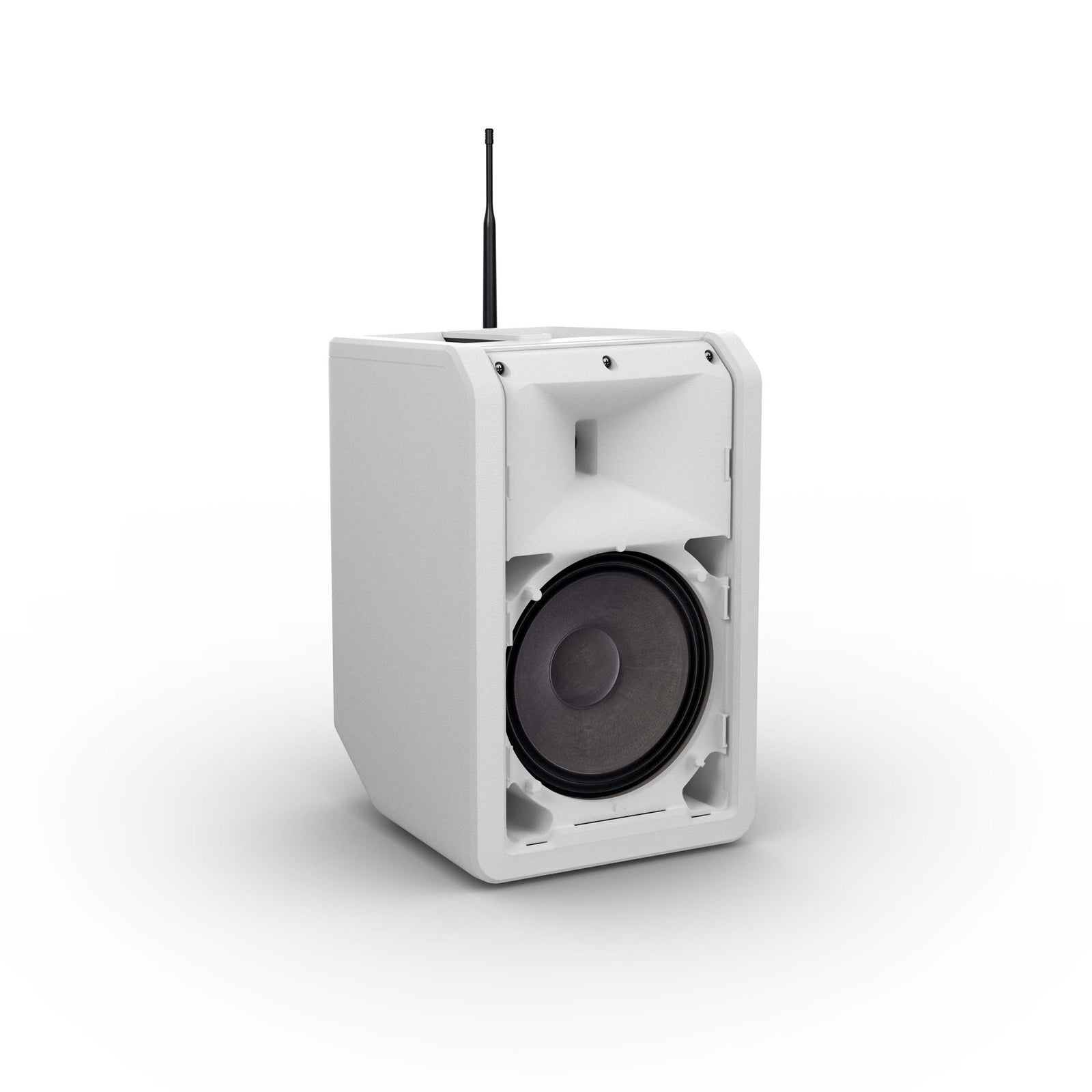 LD Systems AANNY 8 HHD B4.7 W (USA Version), Portable Battery-Powered Bluetooth PA Loudspeaker with Mixer and 1x Wireless Handheld Microphone - Pure White by LD Systems