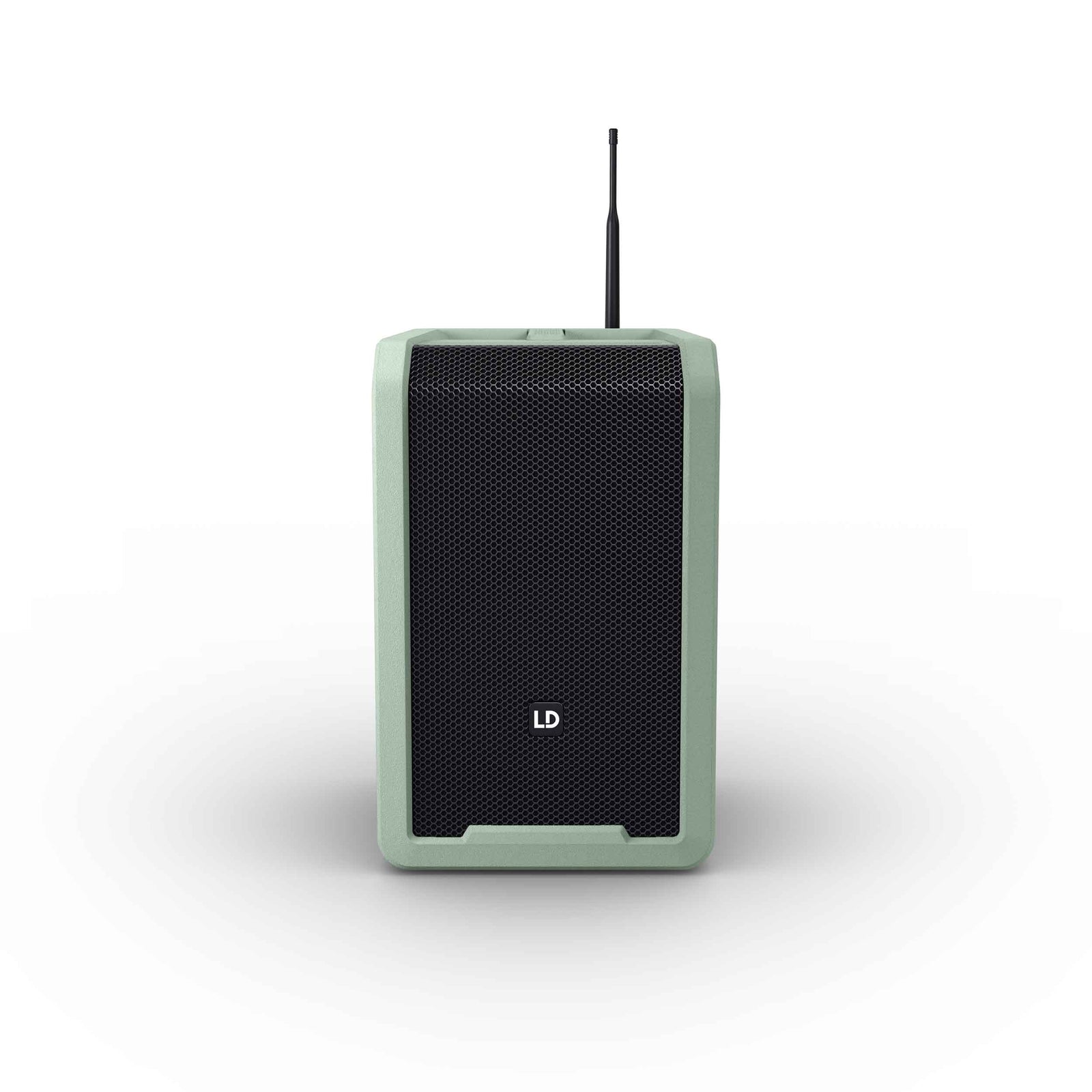 LD Systems ANNY 8 HHD B4.7 GN (US), Battery-Powered Bluetooth PA Loudspeaker with Mixer and 1x Wireless Handheld Microphone - Adventure Green by LD Systems