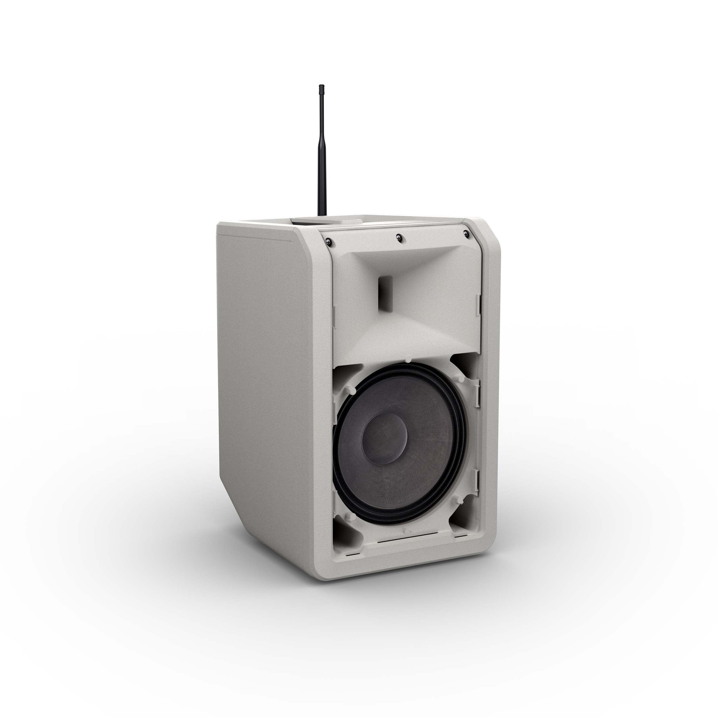 LD Systems ANNY 8 HHD B4.7 G (US), Portable Battery-Powered Bluetooth PA Loudspeaker with Mixer and 1x Wireless Handheld Microphone - Urban Grey by LD Systems