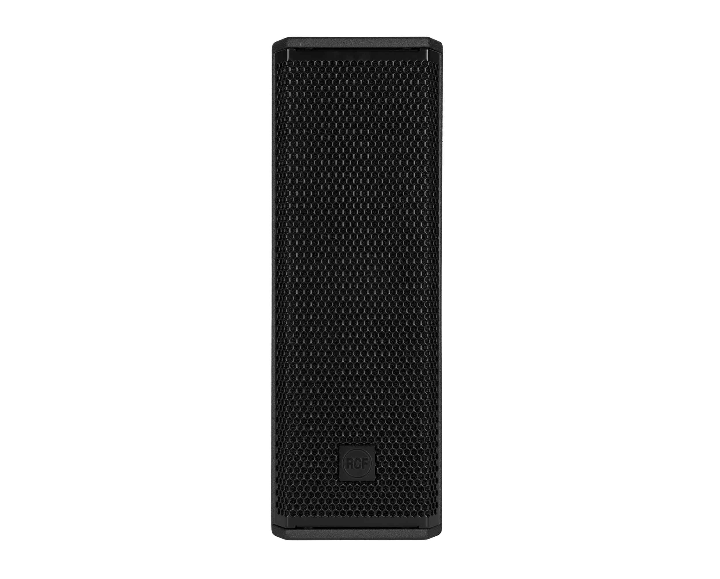 Open Box: RCF NXL14-A, Black Compact Active Dual 6-Inch 2-Way Point Source Column Speaker - 2100 Watt by RCF