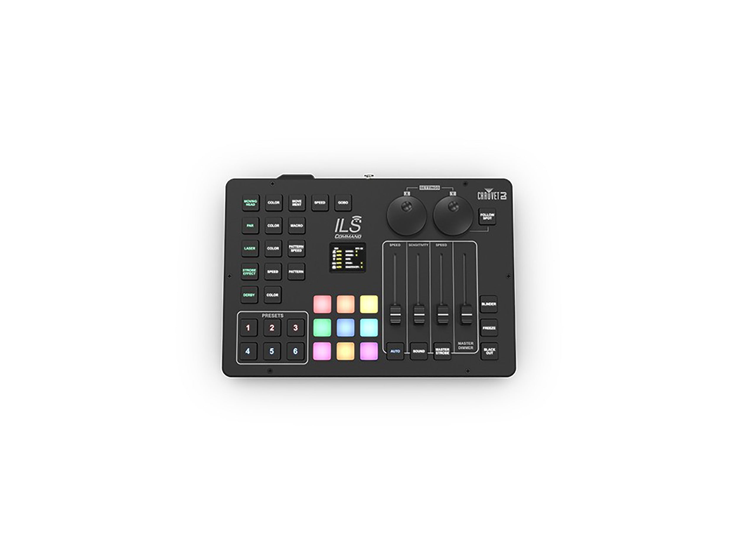 Chauvet DJ Quad Color RGBA LED Par DJ Lighting Package with USB Transceiver and Wireless Lighting Controller by Chauvet DJ