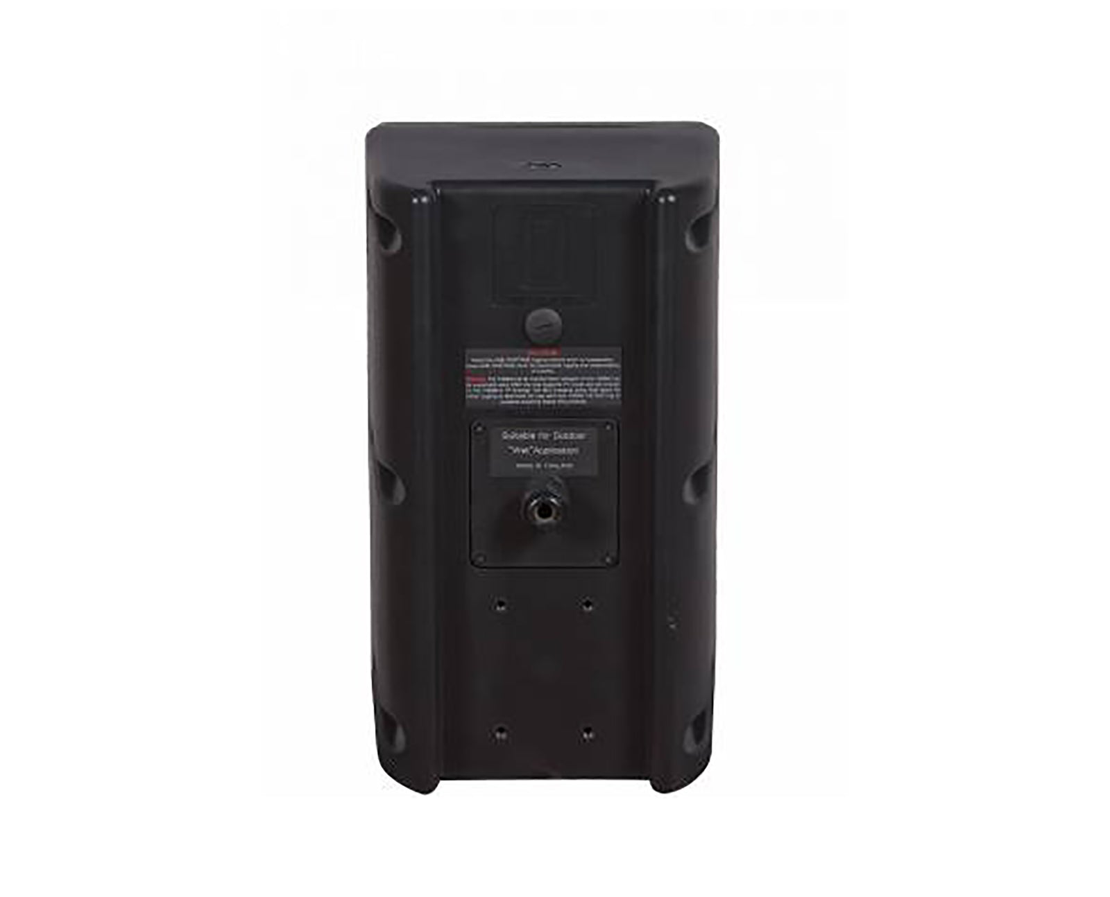 One Systems 106.HTH-BLACK IP56-Rated Direct Weather Loudspeaker with 70/100V Transformer - Black by One Systems
