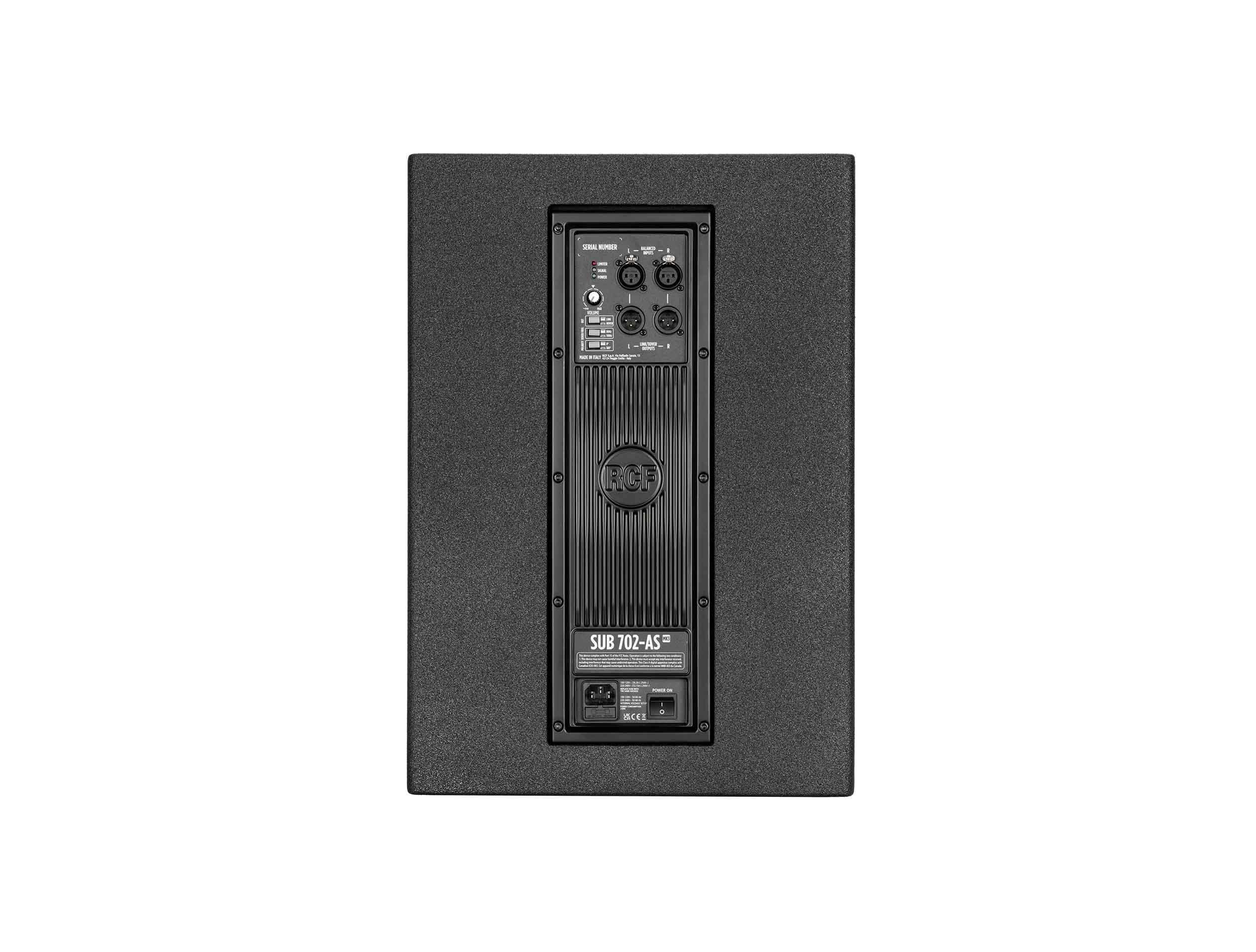 Open Box: RCF SUB-702AS-MK3 12-Inch Active Subwoofer - 1400 Watt by RCF