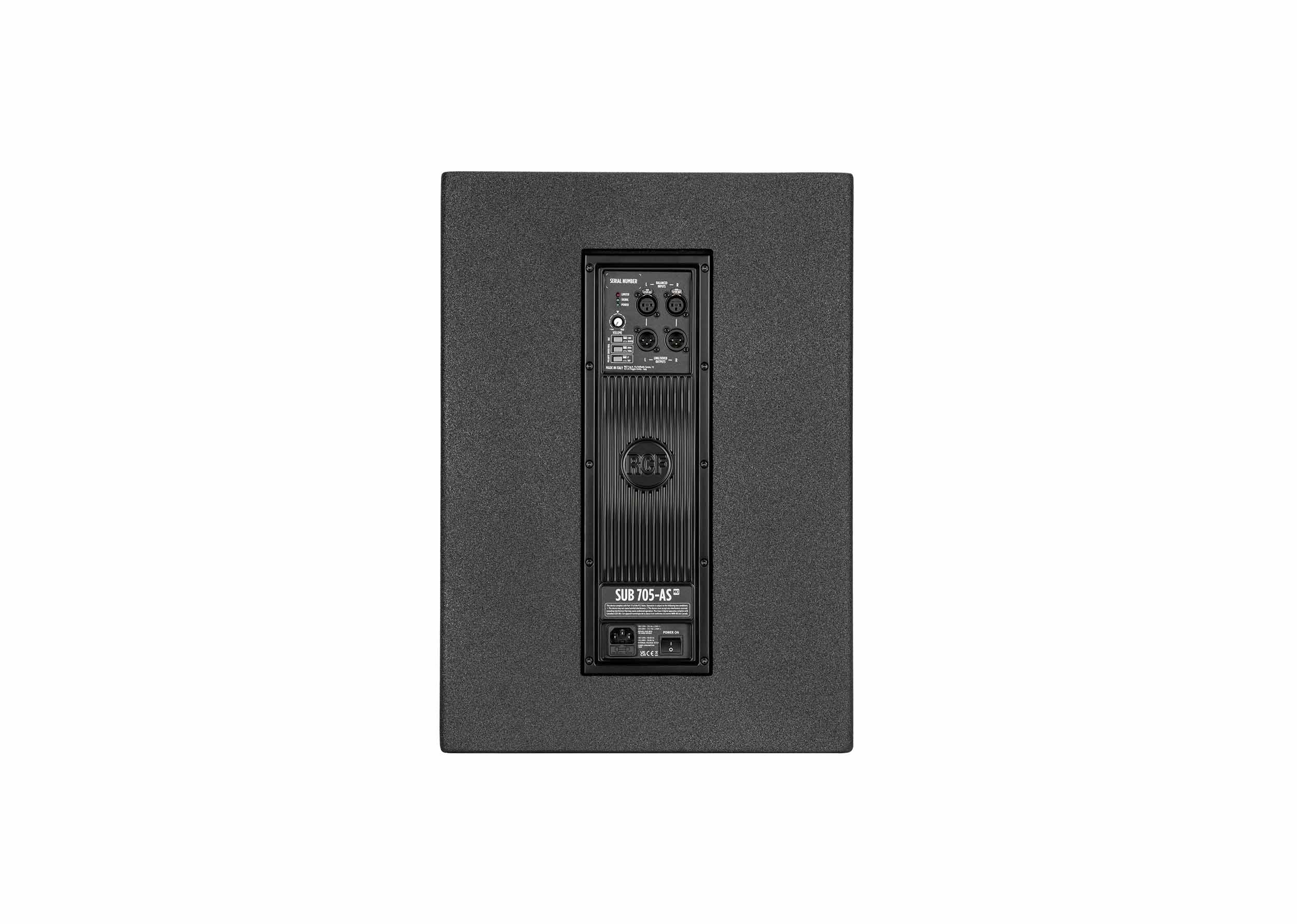 RCF SUB-705AS-MK3 15-Inch Active Subwoofer - 1400 Watt by RCF