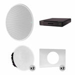Shure 920PR W-V Large Conferencing Room Bundle with MXA920-R Ceiling Mic, P300 IntelliMix Processor, MXN5W-C Networked Speakers, and A-MXN5-TB Tile Bridge by Shure