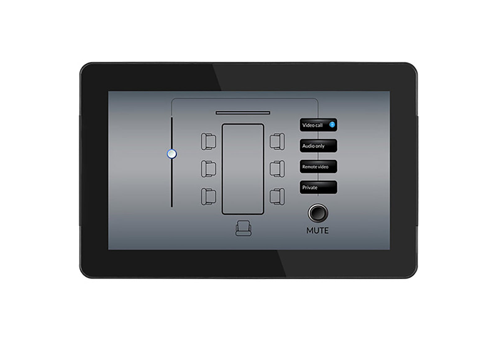 Allen and Heath AH-CC-7 Custom Control Touch Panel for Desktop or Wall Mount Use by ALLEN & HEATH