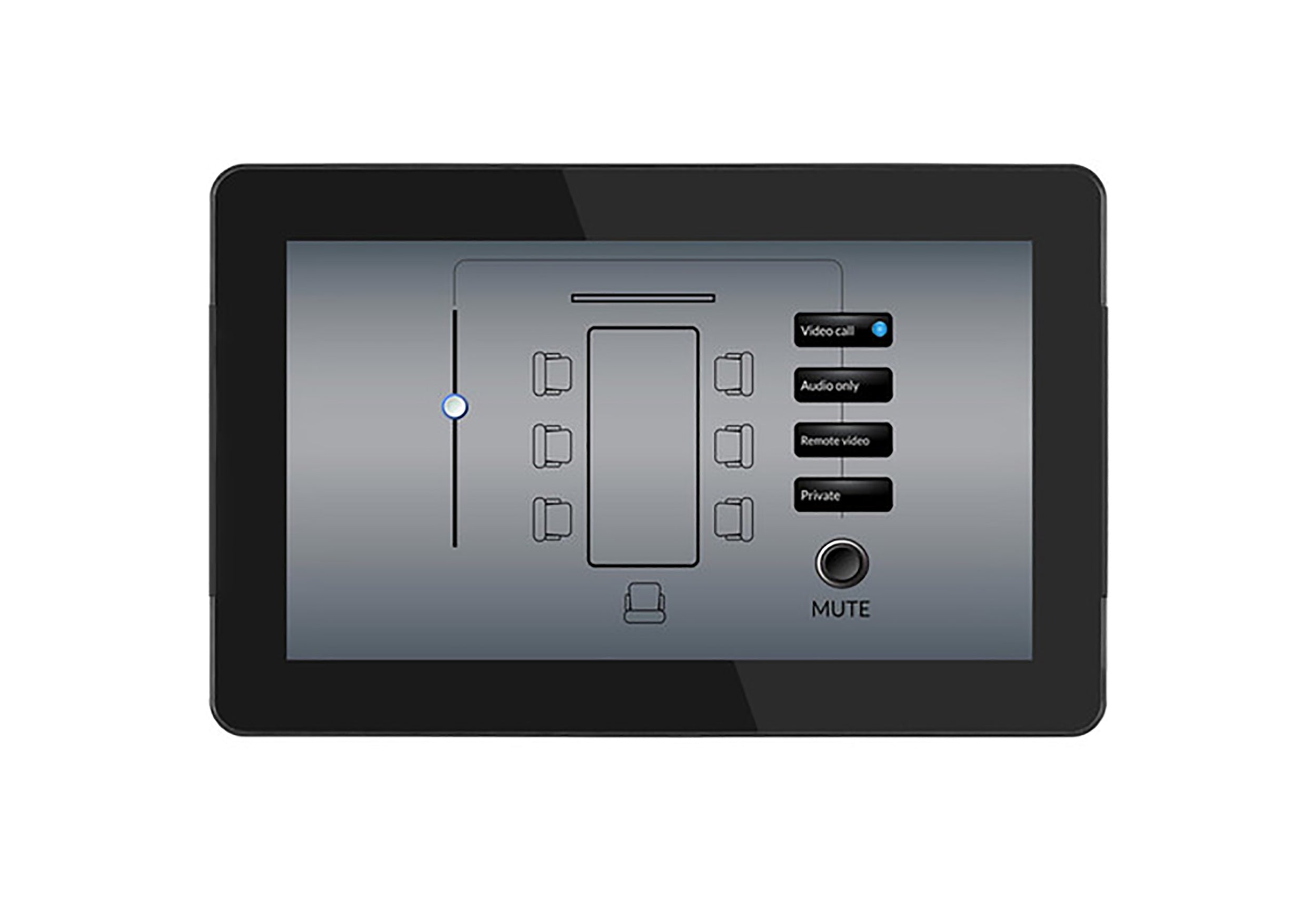 Allen and Heath AH-CC-7 Custom Control Touch Panel for Desktop or Wall Mount Use by ALLEN & HEATH
