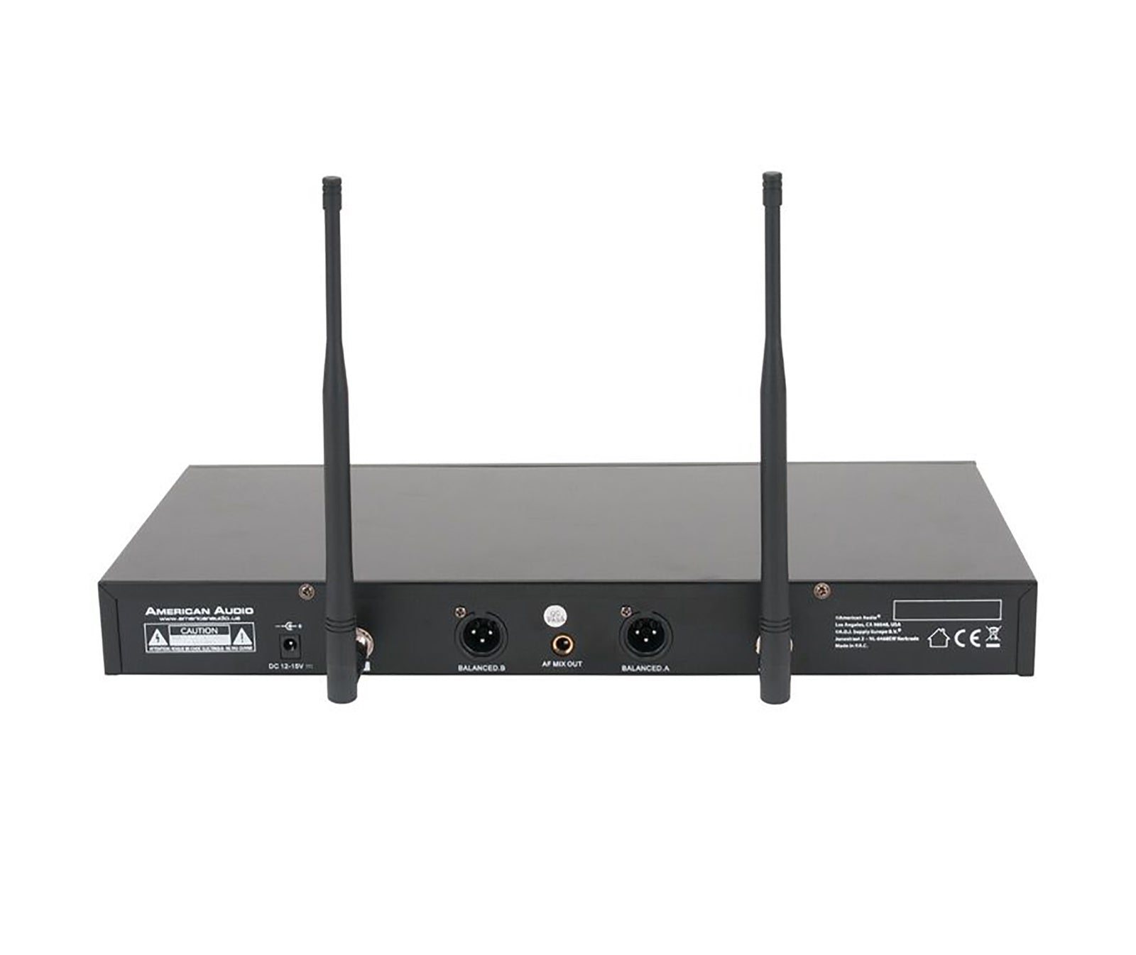 ADJ WM219, Two-Channel UHF Wireless Handheld Microphone System by ADJ