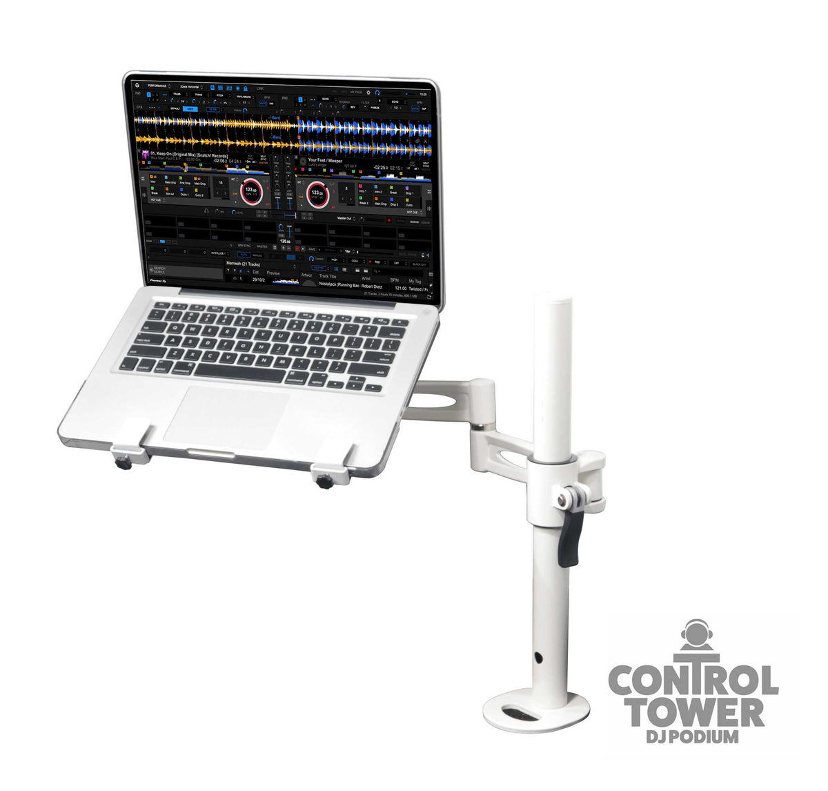 C-Stock: ProX XZF-LT ARM WH Laptop Arm - White, Missing Pole