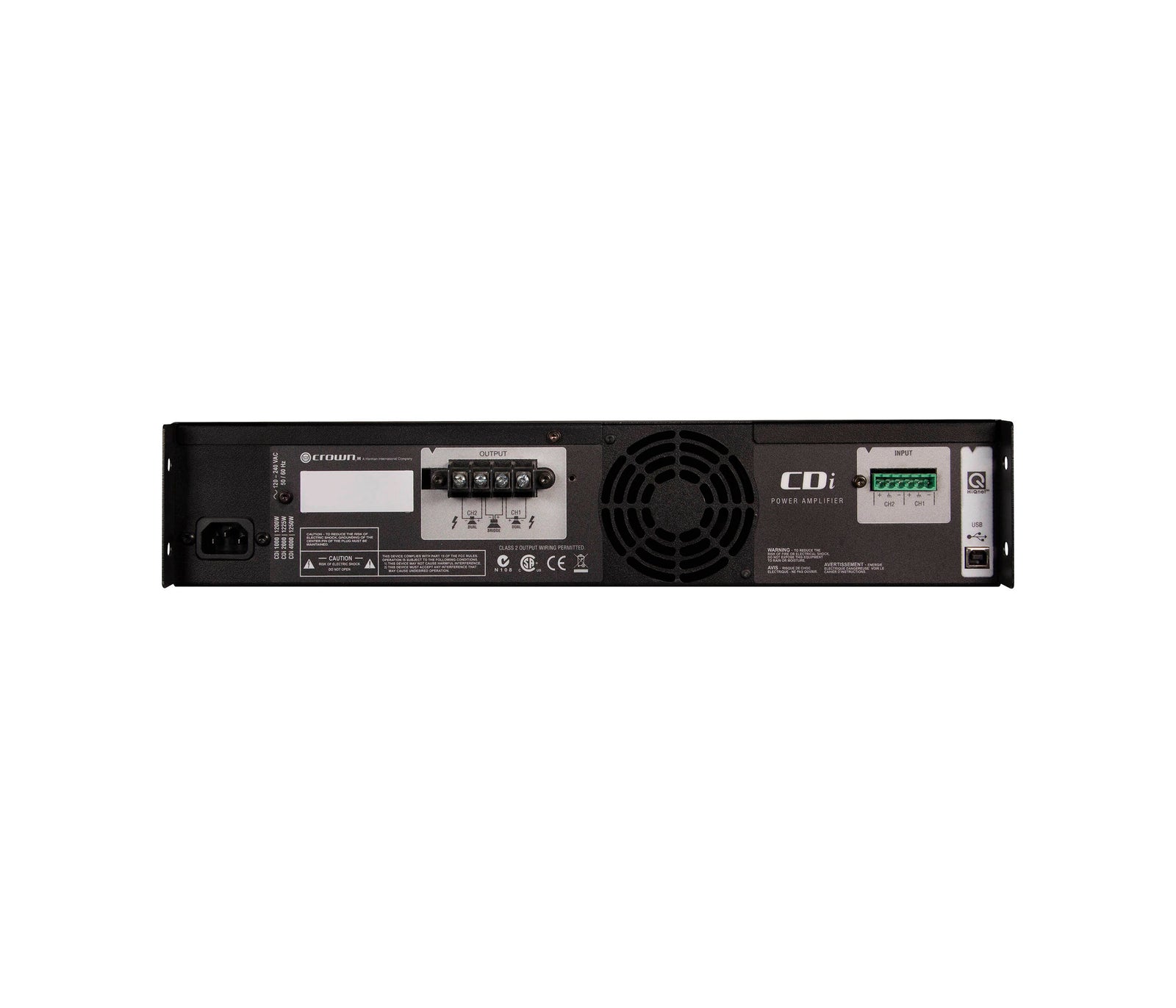 Crown Audio CDI4000, 2-Channel Power Amplifier by Crown