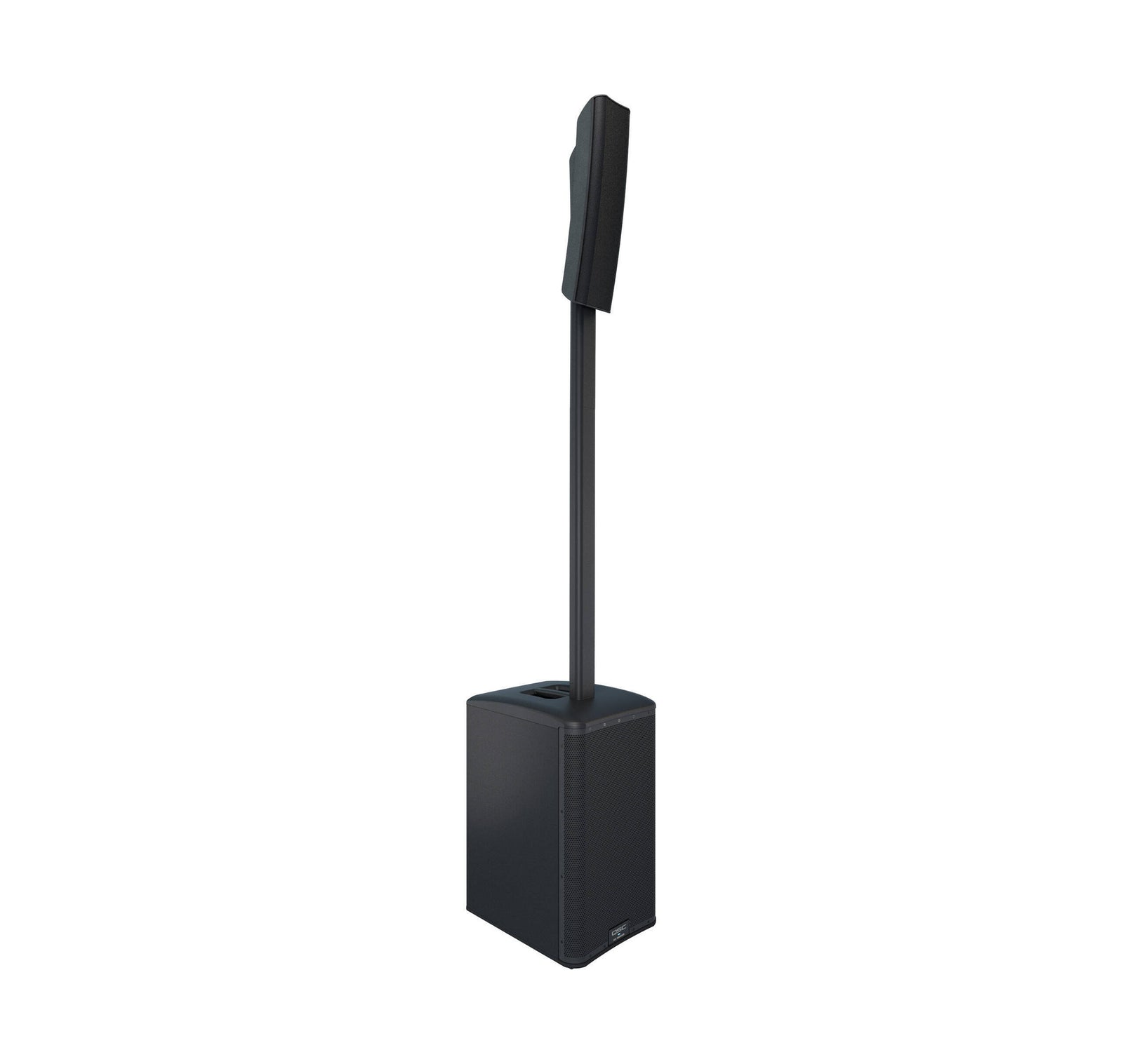 QSC KC12-BK 3000 Watt Active 3-Way Column Professional Speaker with Bluetooth - Black by QSC