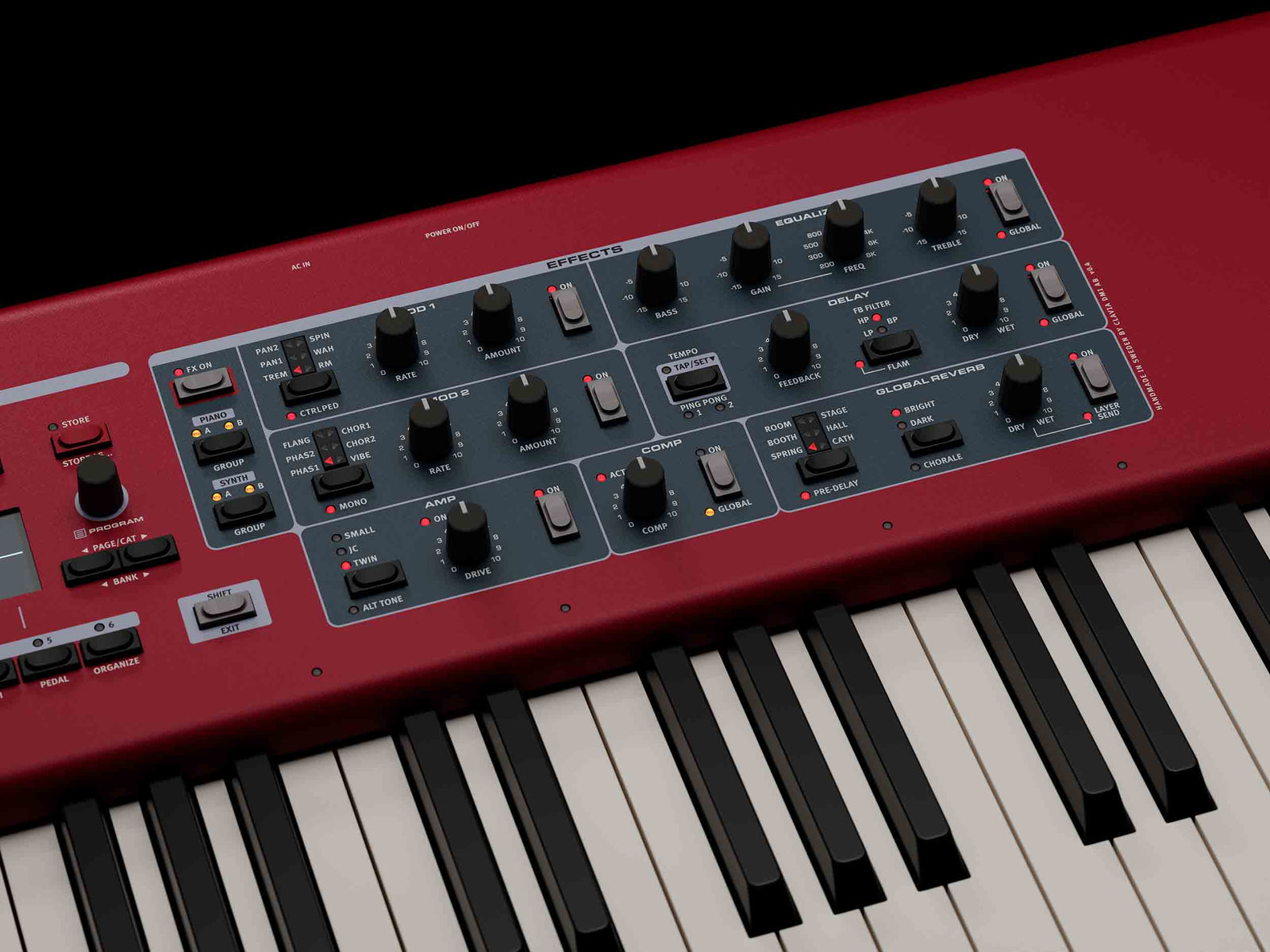 Nord Piano 6, Professional Stage Piano with Triple Sensor Keybed and Advanced Sound Creation by Nord
