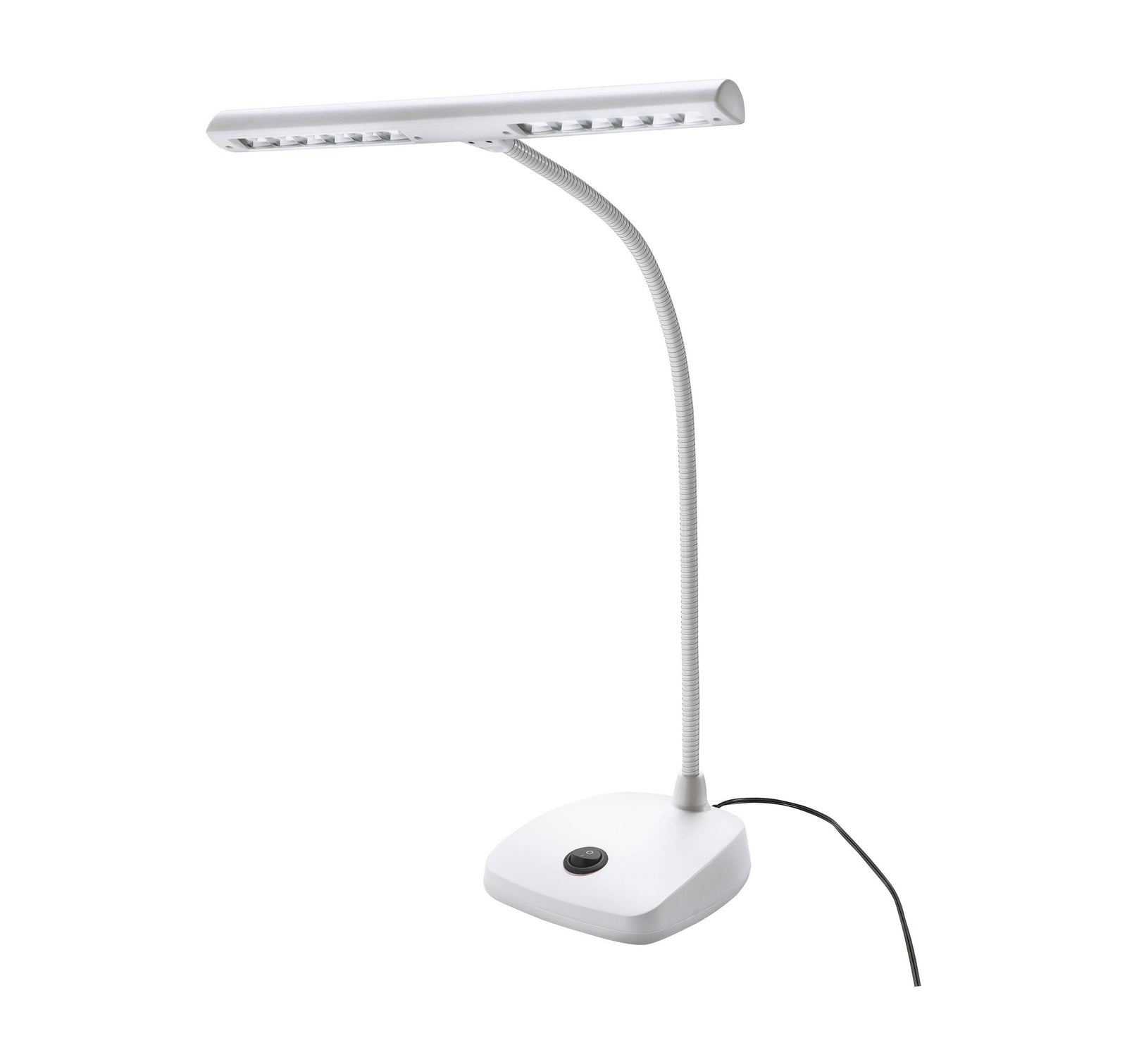 K&M 12297 LED Piano Lamp - White by K&M