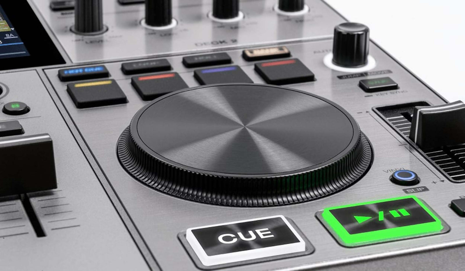 Denon DJ Prime GO+ Standalone 2-Deck Rechargeable Smart DJ Console with 7-Inch Touchscreen by Denon DJ