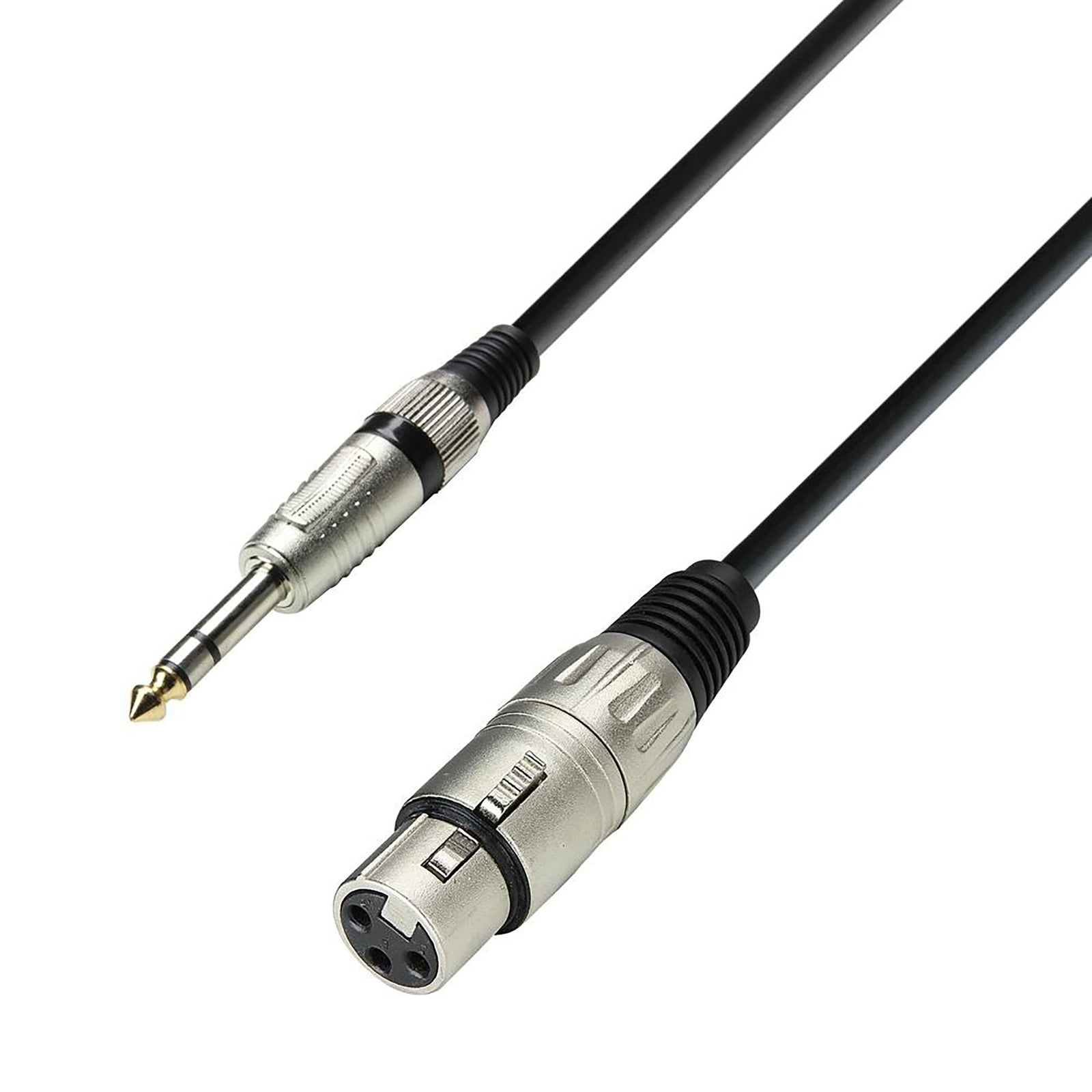 Adam Hall 3 STAR BFV 0100, XLR Female to 6.3mm TRS Microphone Cable - 1 Meter by Adam Hall