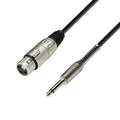 Adam Hall 3 STAR MFP 0300, XLR Female to Jack TS Microphone Cable - 3 Meter by Adam Hall