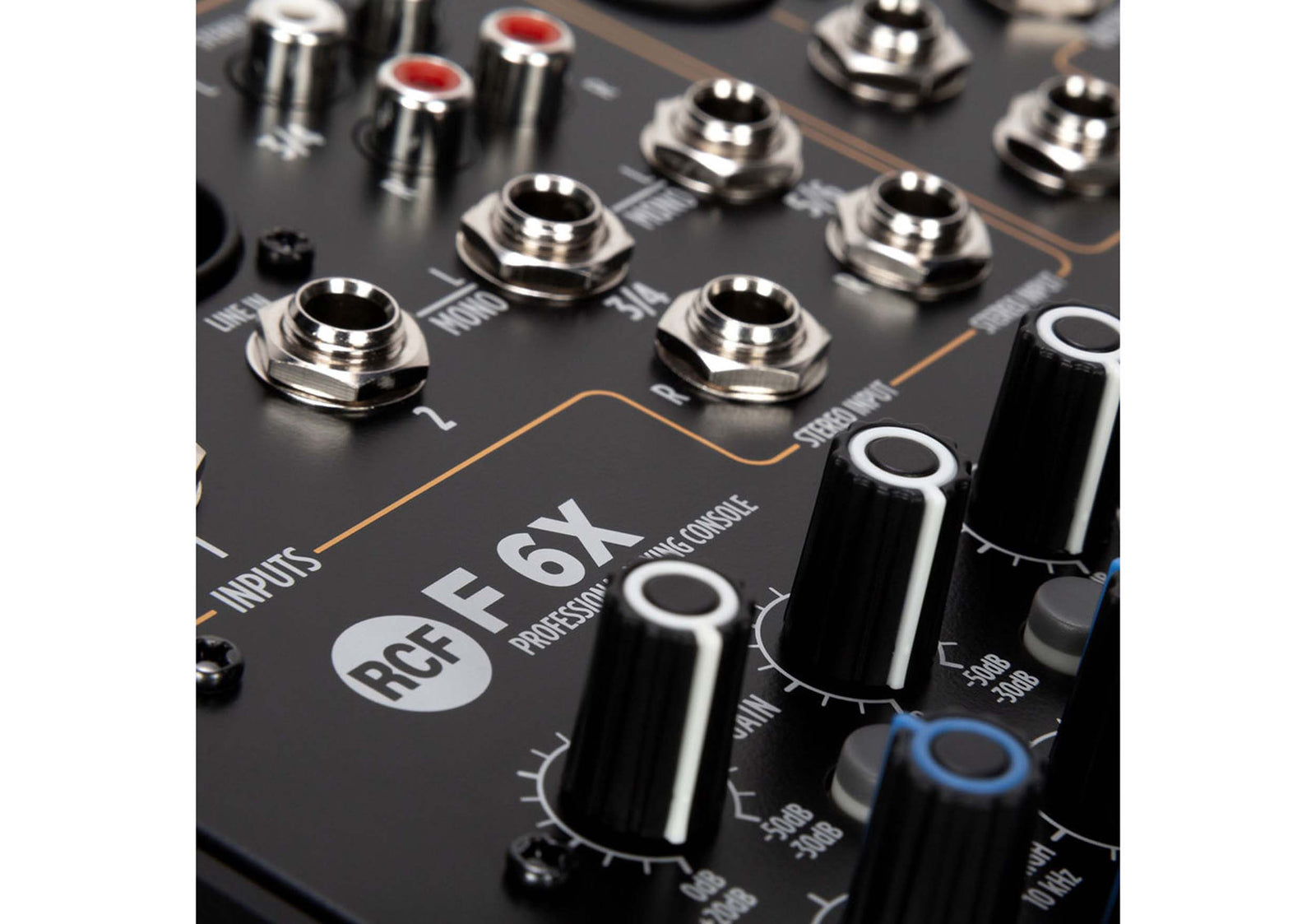 RCF F6-X, 6-Channel Mixer with Multi-FX by RCF