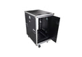 ProX XS-18USLAM24, 24-Inch Vertical Shock Mount Case with Sliding Doors and Caster Wheels - 18 Units by ProX Cases