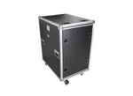 ProX XS-18USLAM24, 24-Inch Vertical Shock Mount Case with Sliding Doors and Caster Wheels - 18 Units by ProX Cases