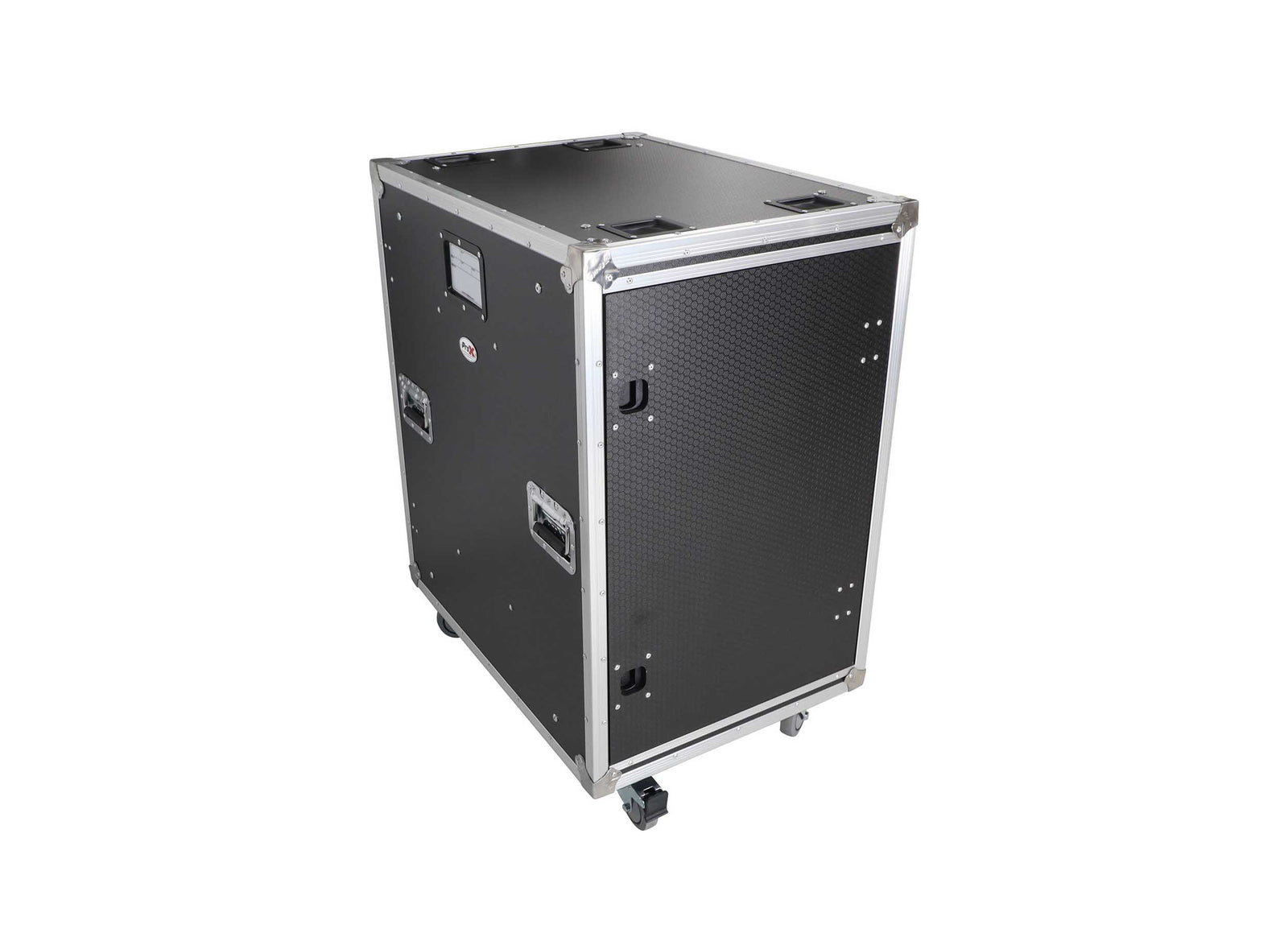 ProX XS-18USLAM24, 24-Inch Vertical Shock Mount Case with Sliding Doors and Caster Wheels - 18 Units by ProX Cases