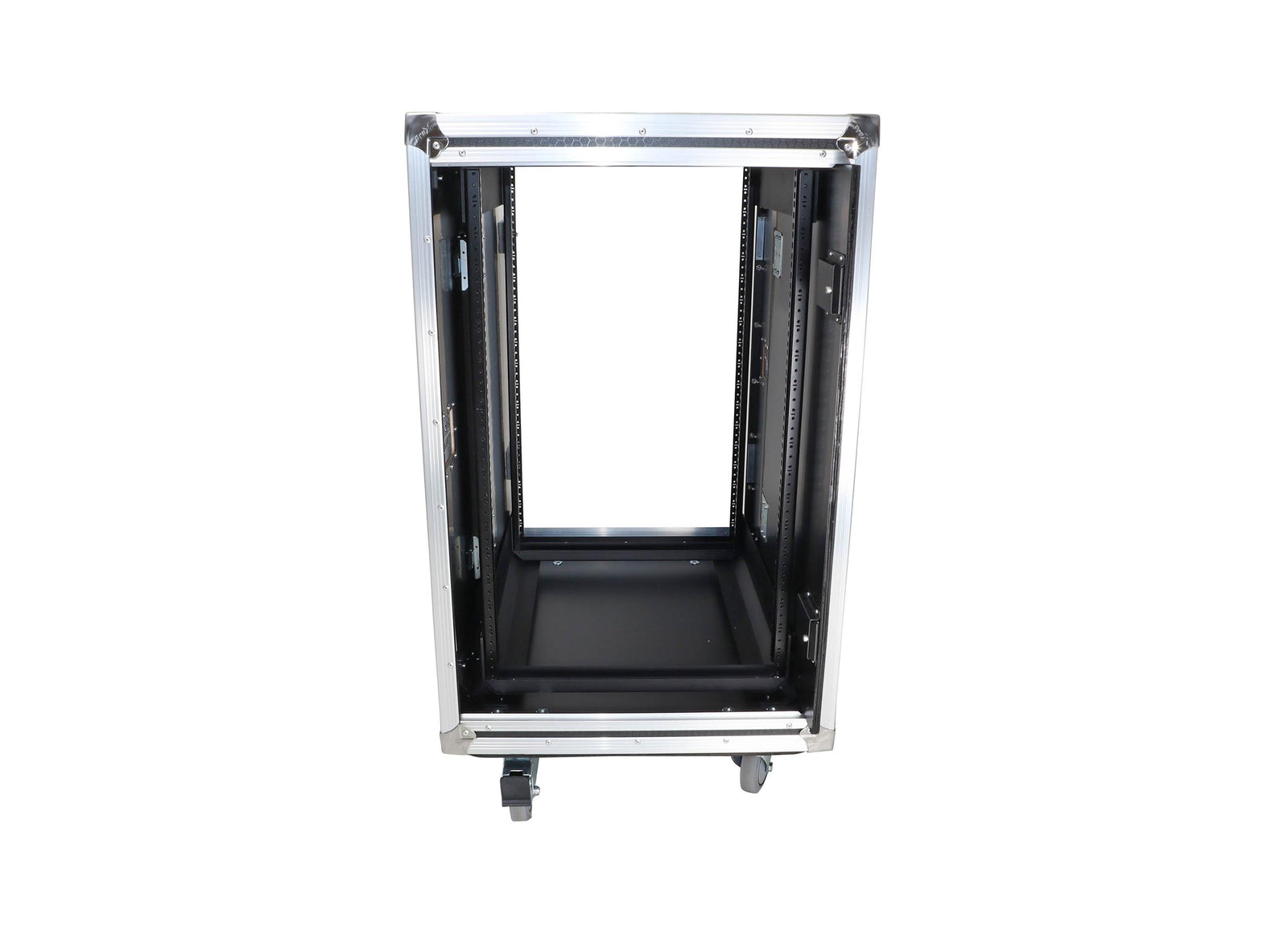 ProX XS-18USLAM24, 24-Inch Vertical Shock Mount Case with Sliding Doors and Caster Wheels - 18 Units by ProX Cases