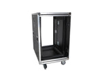 ProX XS-18USLAM24, 24-Inch Vertical Shock Mount Case with Sliding Doors and Caster Wheels - 18 Units by ProX Cases