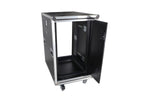 ProX XS-18USLAM24, 24-Inch Vertical Shock Mount Case with Sliding Doors and Caster Wheels - 18 Units by ProX Cases