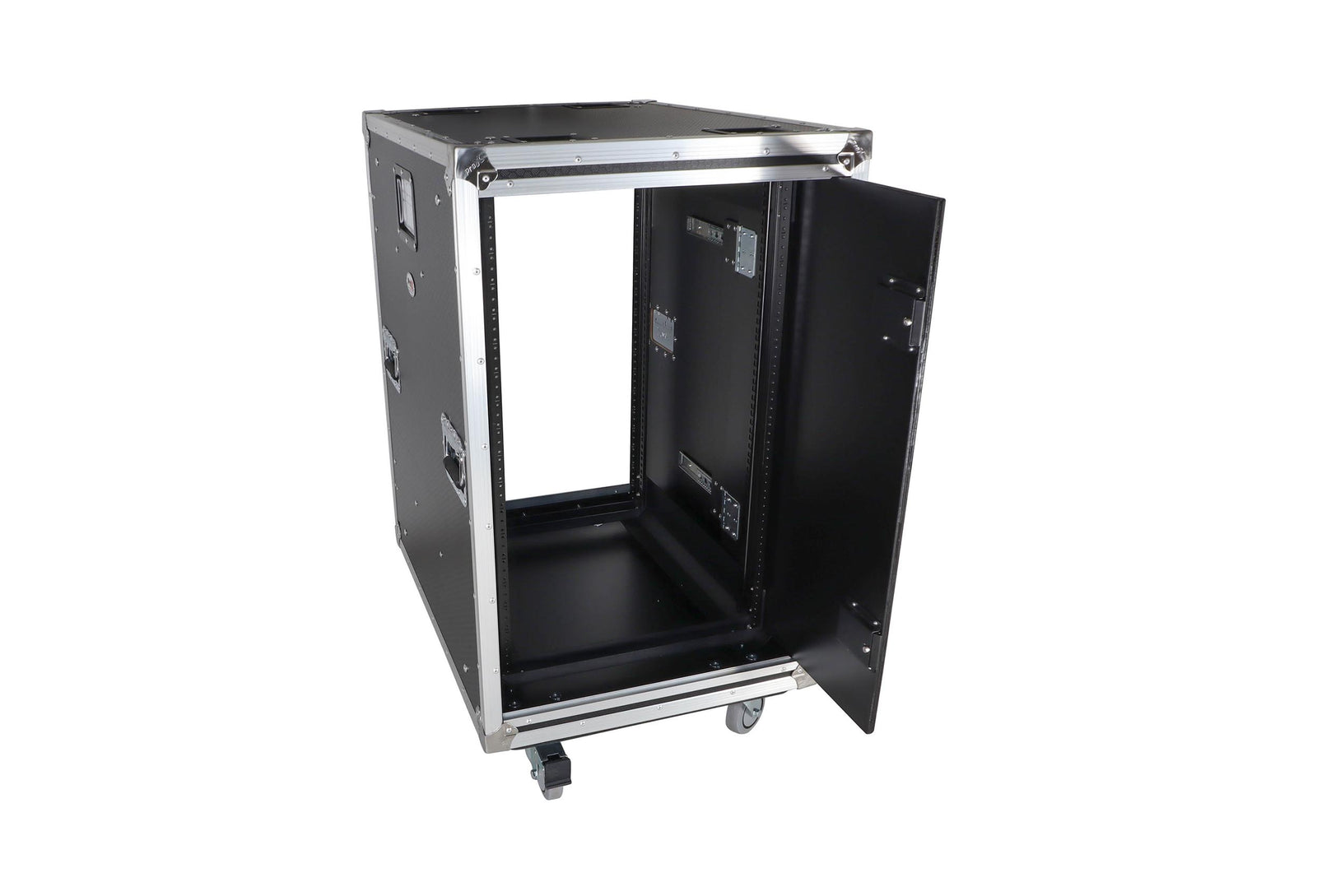 ProX XS-18USLAM24, 24-Inch Vertical Shock Mount Case with Sliding Doors and Caster Wheels - 18 Units by ProX Cases