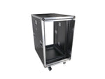 ProX XS-18USLAM24, 24-Inch Vertical Shock Mount Case with Sliding Doors and Caster Wheels - 18 Units by ProX Cases