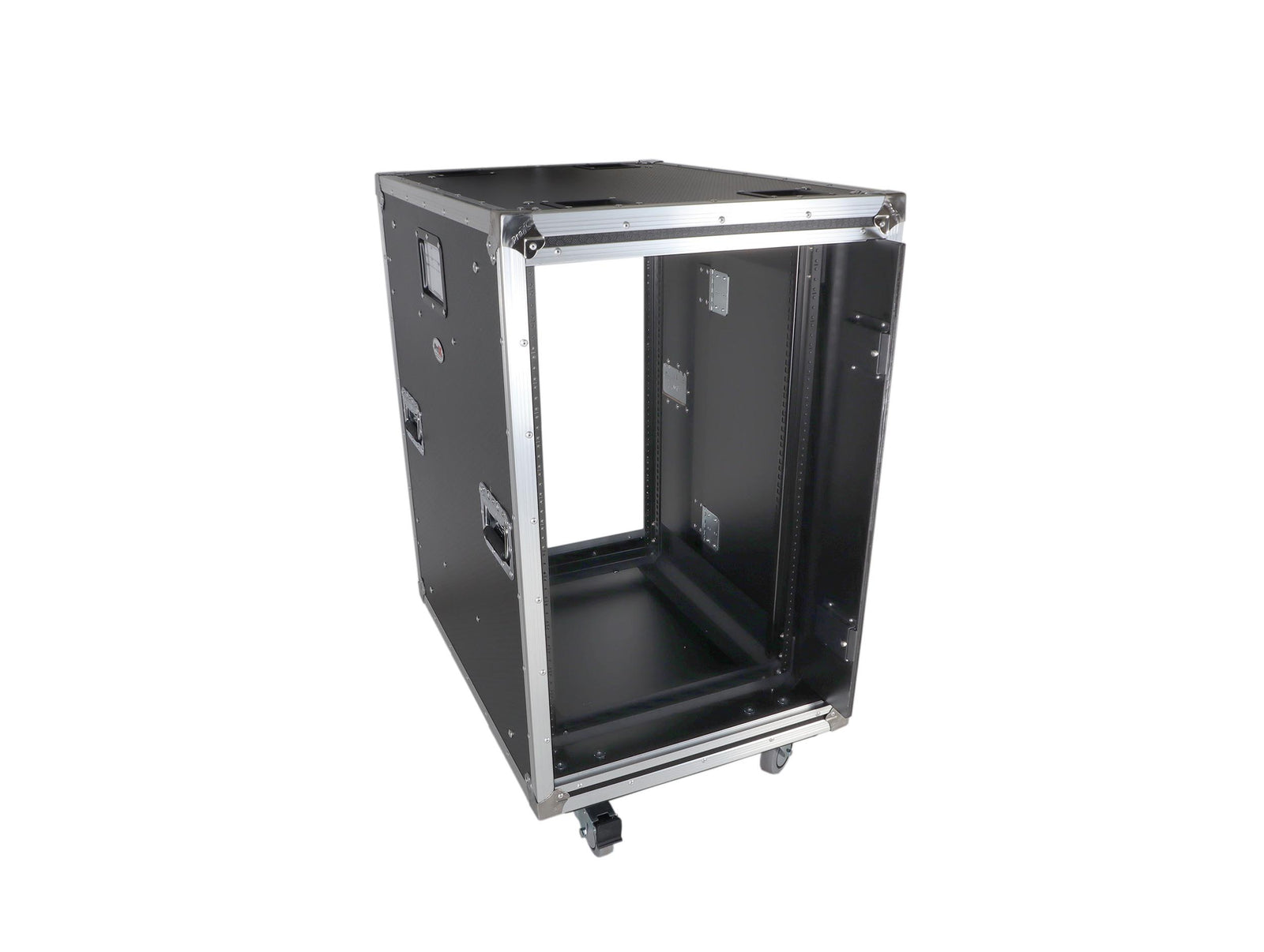ProX XS-18USLAM24, 24-Inch Vertical Shock Mount Case with Sliding Doors and Caster Wheels - 18 Units by ProX Cases