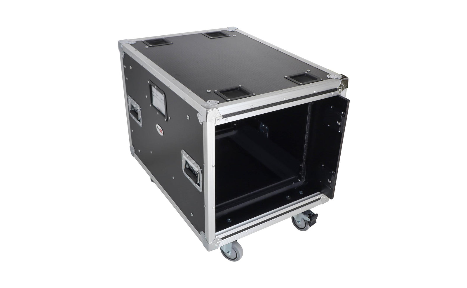 ProX XS-10USLAM24, 24-Inch Vertical Shock Mount Case with Sliding Doors and Caster Wheels - 10 Units by ProX Cases