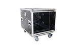 ProX XS-10USLAM24, 24-Inch Vertical Shock Mount Case with Sliding Doors and Caster Wheels - 10 Units by ProX Cases