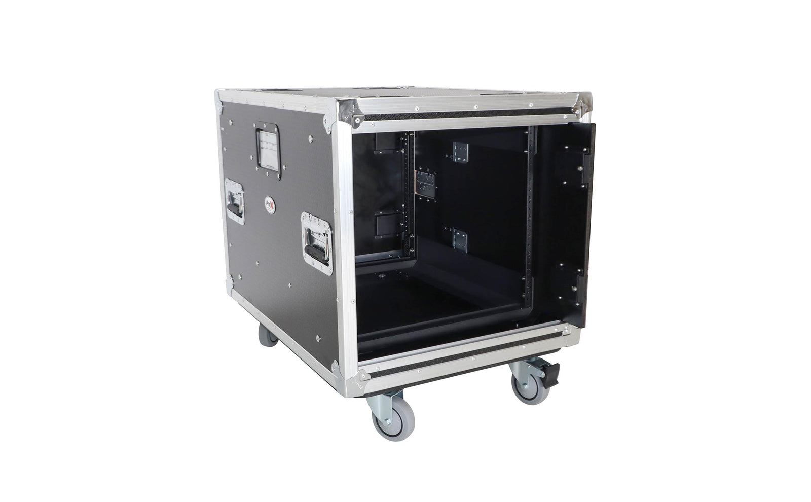 ProX XS-10USLAM24, 24-Inch Vertical Shock Mount Case with Sliding Doors and Caster Wheels - 10 Units by ProX Cases