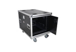 ProX XS-10USLAM24, 24-Inch Vertical Shock Mount Case with Sliding Doors and Caster Wheels - 10 Units by ProX Cases